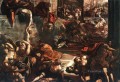 La matanza de los inocentes Tintoretto del Renacimiento italiano